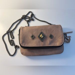 Small Beige Purse With Chain, Unused, DV (Target Brand)